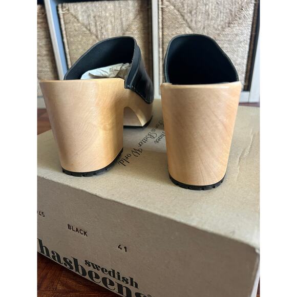 Women’s Swedish Hasbeens Louise Clog EU41/US9.5 NEW MSRP $300 - Picture 14 of 16